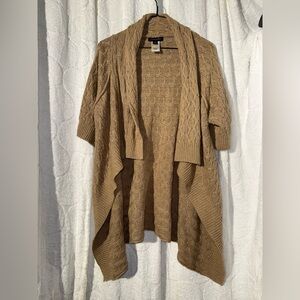 Banana Republic Brown Cable Knit Cardigan